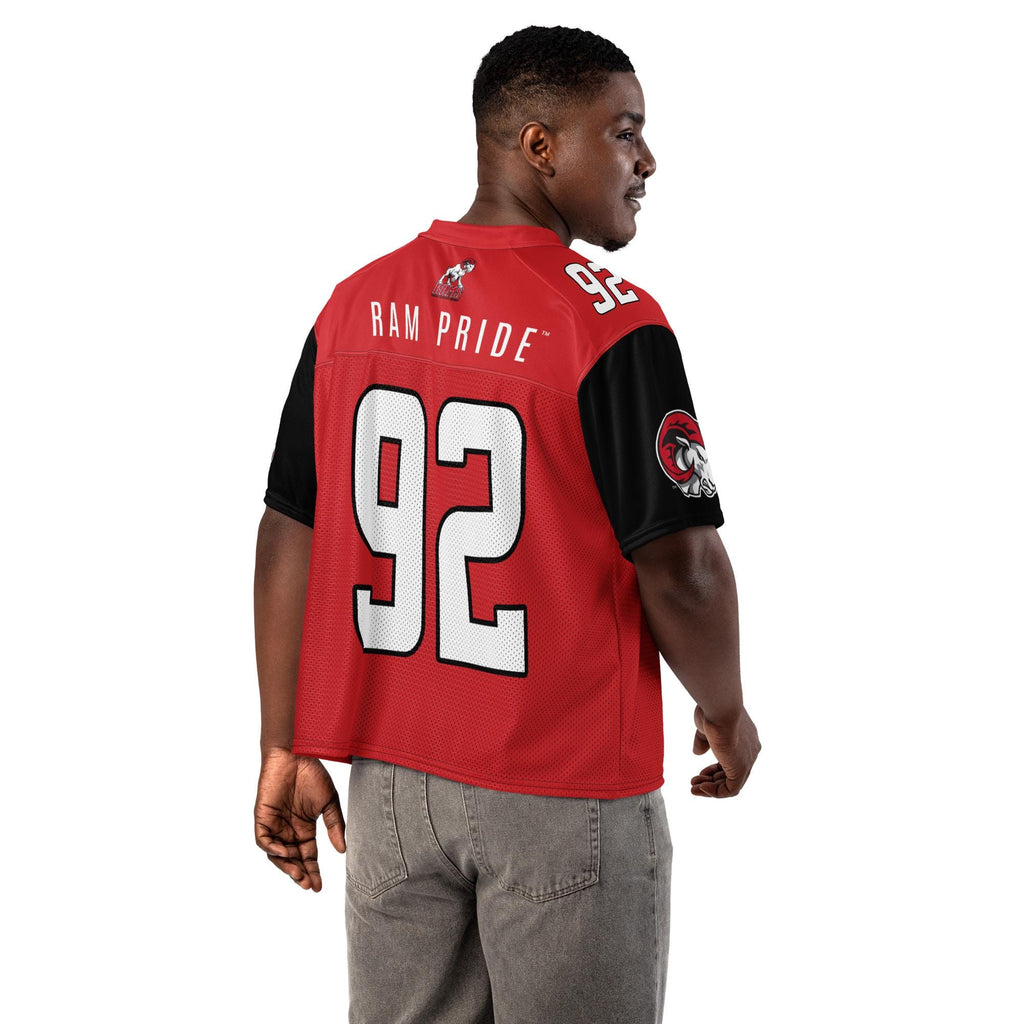 WSSU - Rams Boxy Football Jersey (etsy image id: 7903406568)
