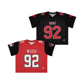 WSSU - Winston-Salem State Rams Boxy Football Jersey (etsy image id: 7909744390)