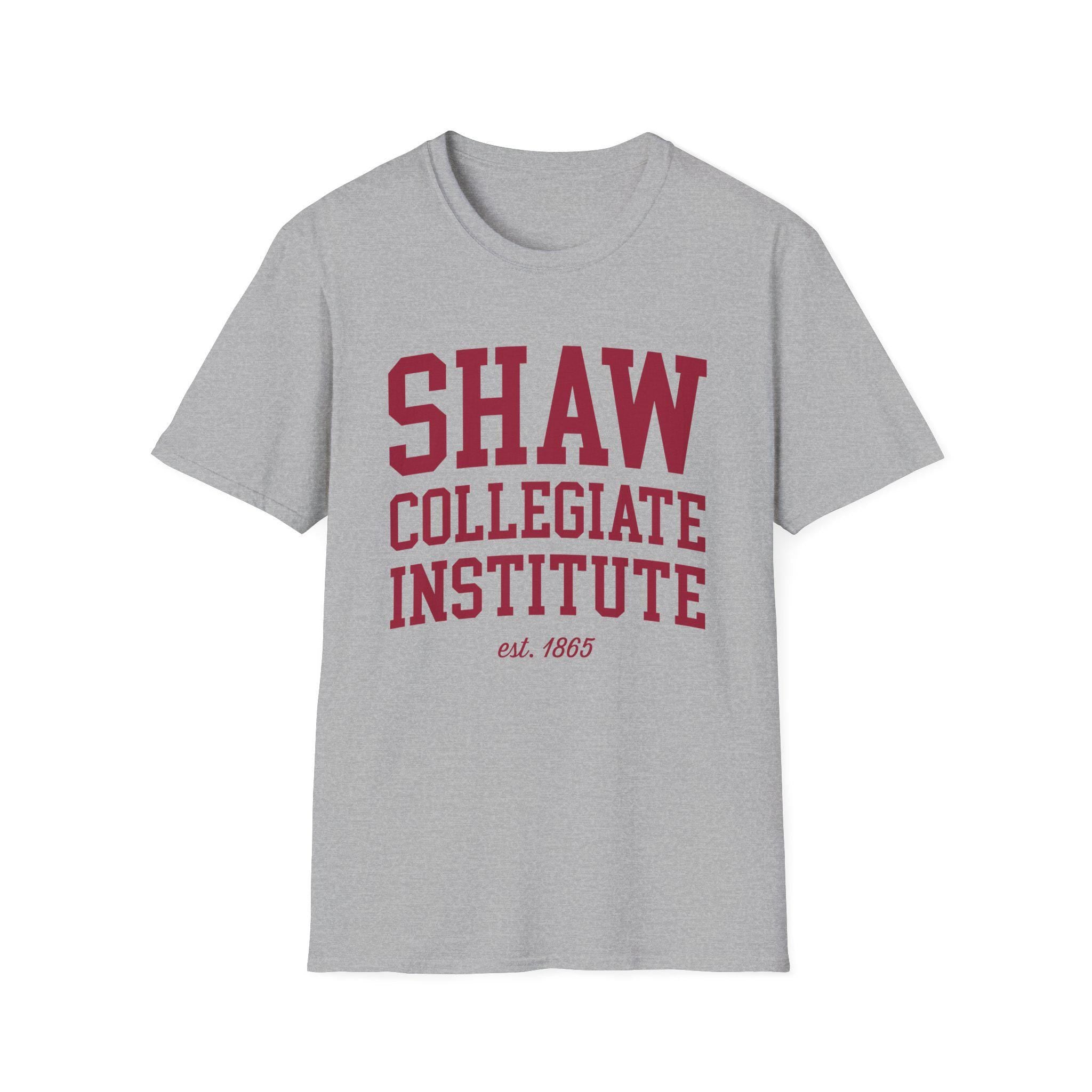 Shaw - Shaw Collegiate Institute Tee T-Shirt or Sweatshirt (etsy image id: 7913823350)