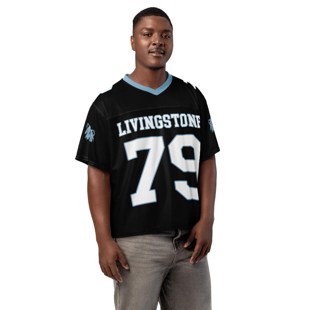 Livingstone - Blue Bears Boxy Football Jersey (etsy image id: 7923575851)