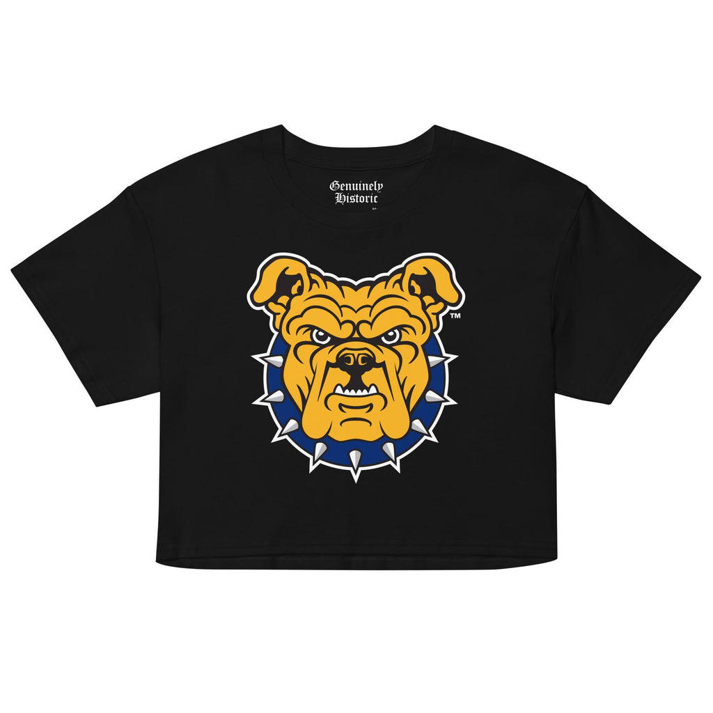 NCAT - NC A&T Aggies Women’s Logo Crop Top (Black/White) (etsy image id: 7929568200)