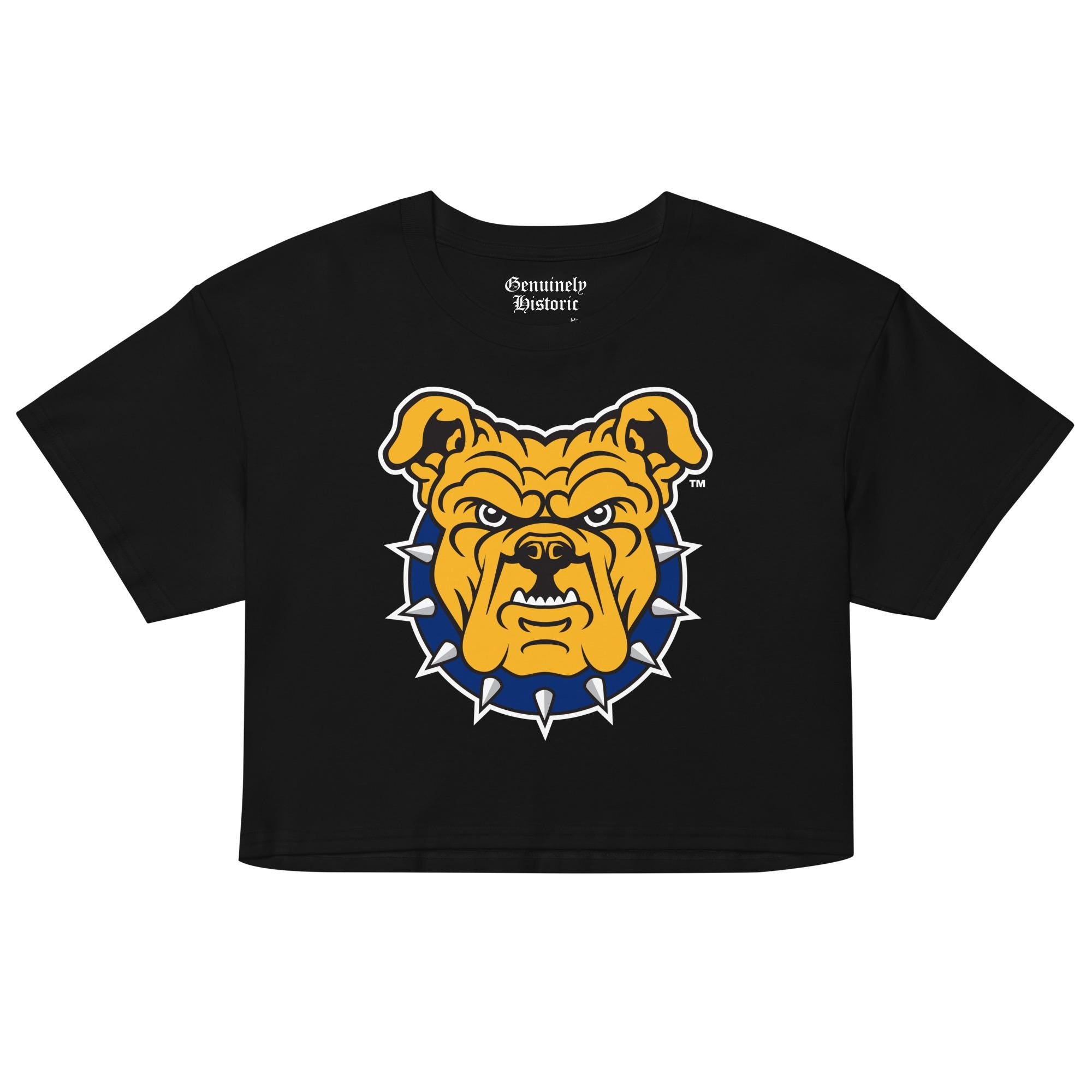 NCAT - NC A&T Aggies Women’s Logo Crop Top (Black/White) (etsy image id: 7929568200)