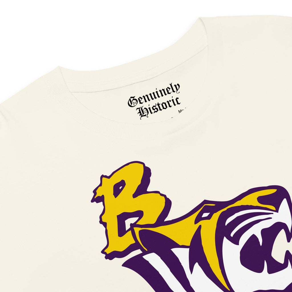 Benedict College - Tigers Women’s Logo Crop Top (Black/White) (etsy image id: 7936791226)
