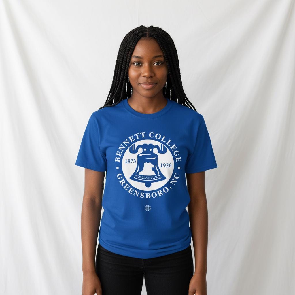 Bennett College - Belles Logo Unisex Tee T-Shirt or Sweatshirt (etsy image id: 7943992807)
