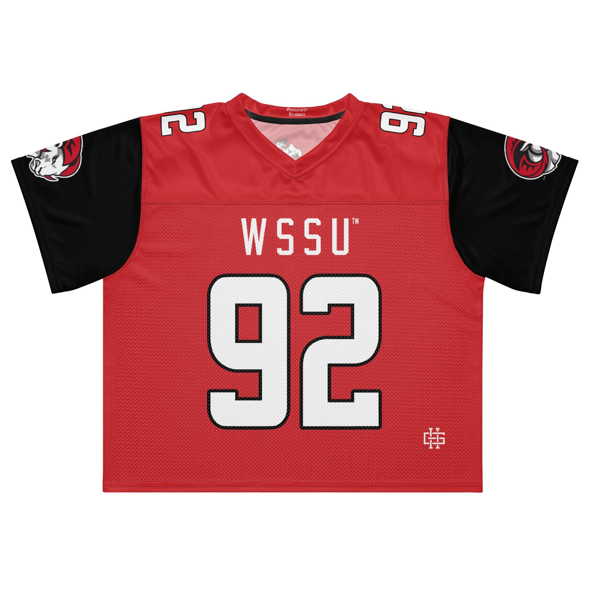 WSSU - Rams Boxy Football Jersey (etsy image id: 7951358977)