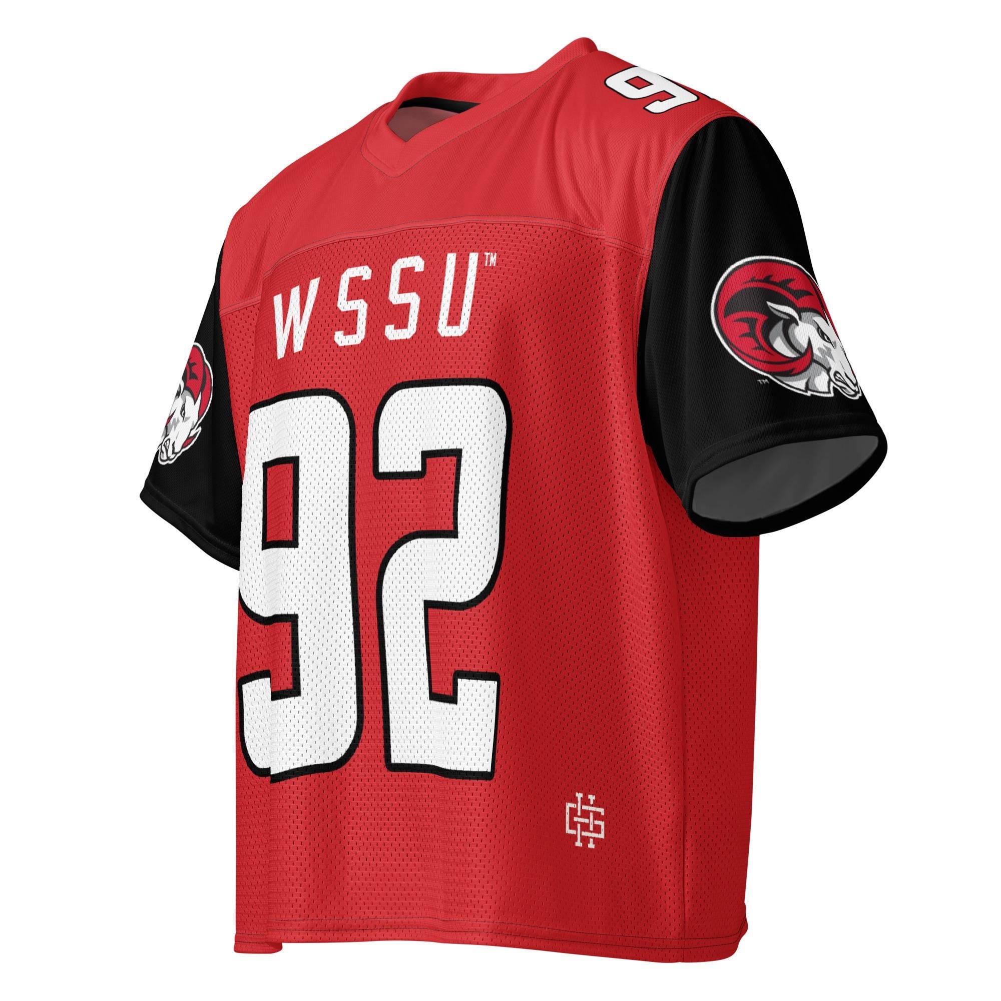 WSSU - Rams Boxy Football Jersey (etsy image id: 7951359041)