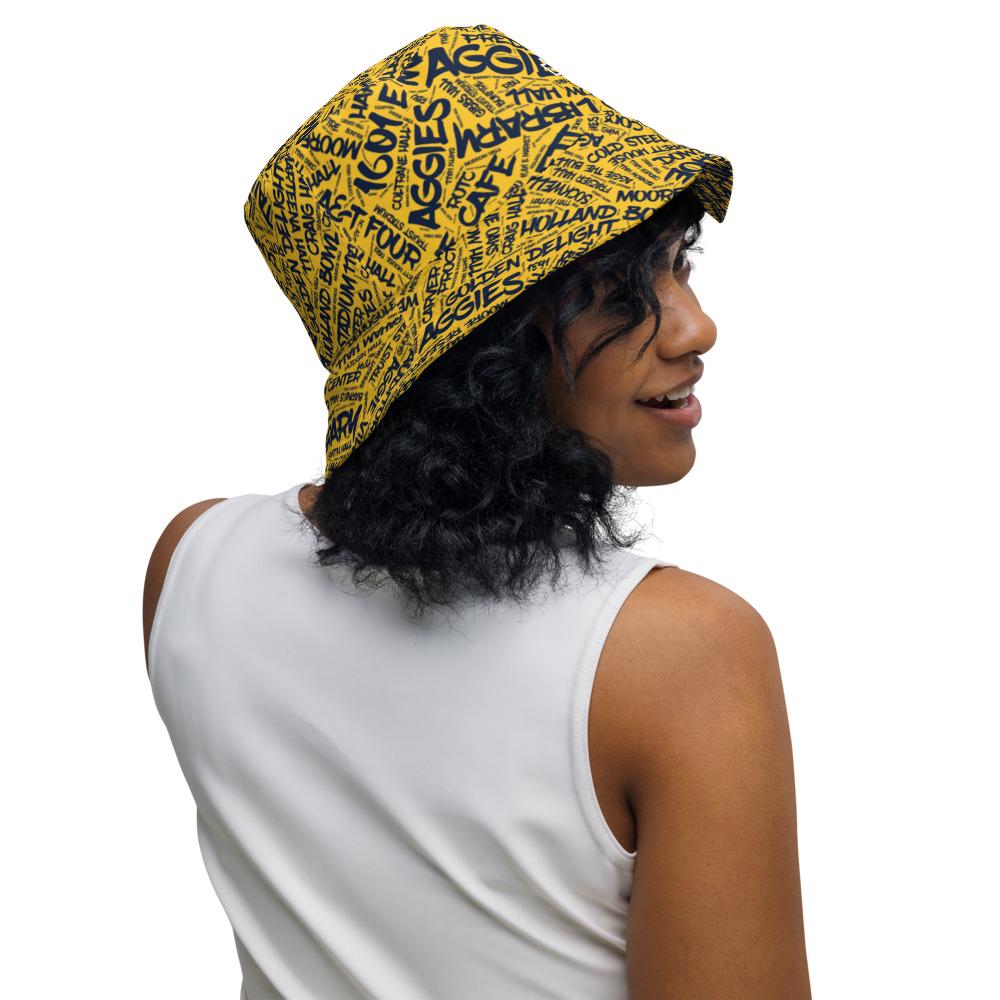 NCAT - NC A&T All Things Aggies Reversible Bucket Hat (etsy image id: 7954319315)