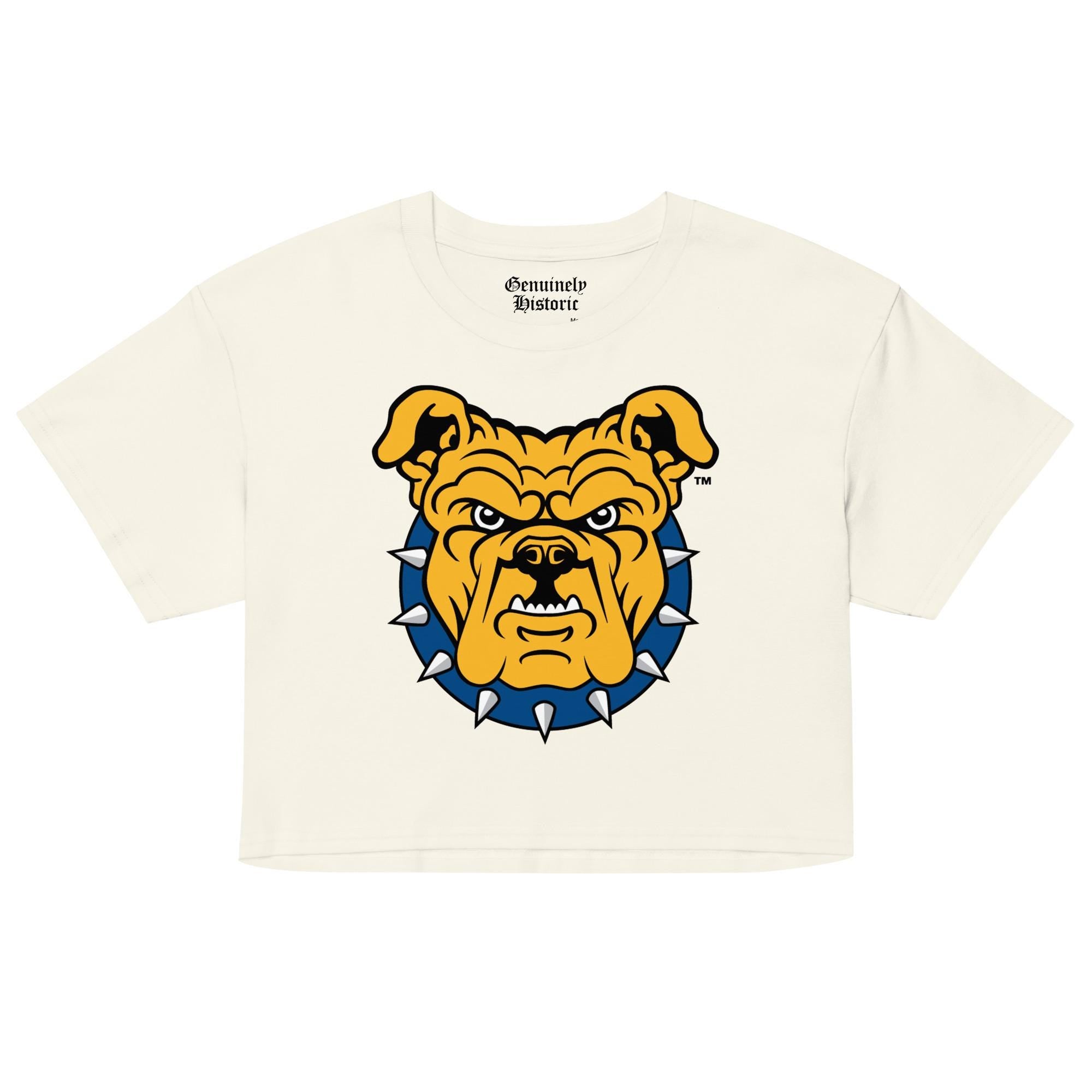 NCAT - NC A&T Aggies Women’s Logo Crop Top (Black/White) (etsy image id: 7977581031)