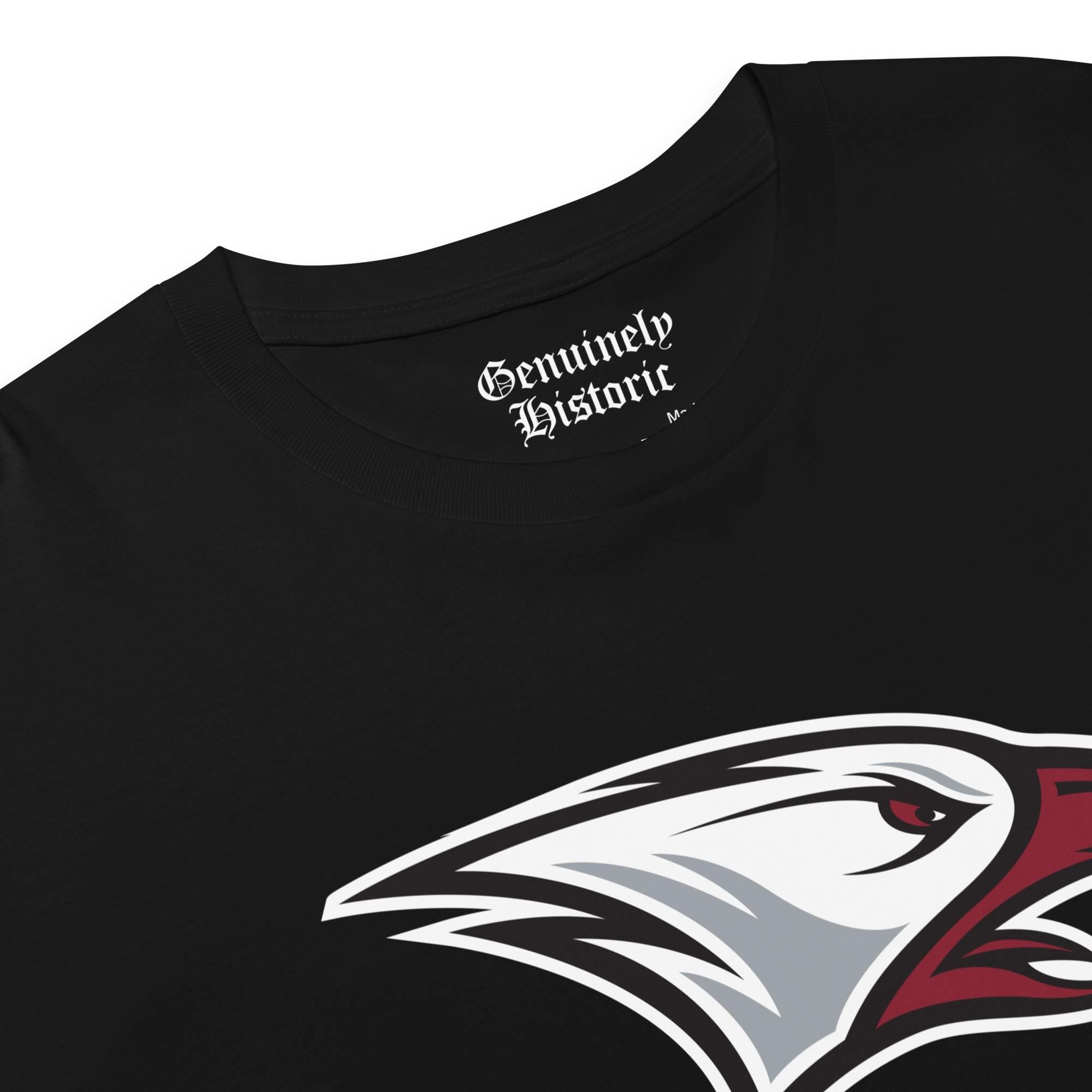 NCCU - NC Central Eagles Women’s Logo Crop Top (Black/White) (etsy image id: 7977640511)