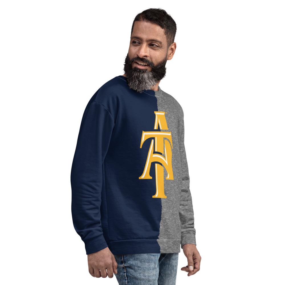 NCAT - Aggie Remix Unisex Polyester Sweatshirt (etsy image id: 7983938148)