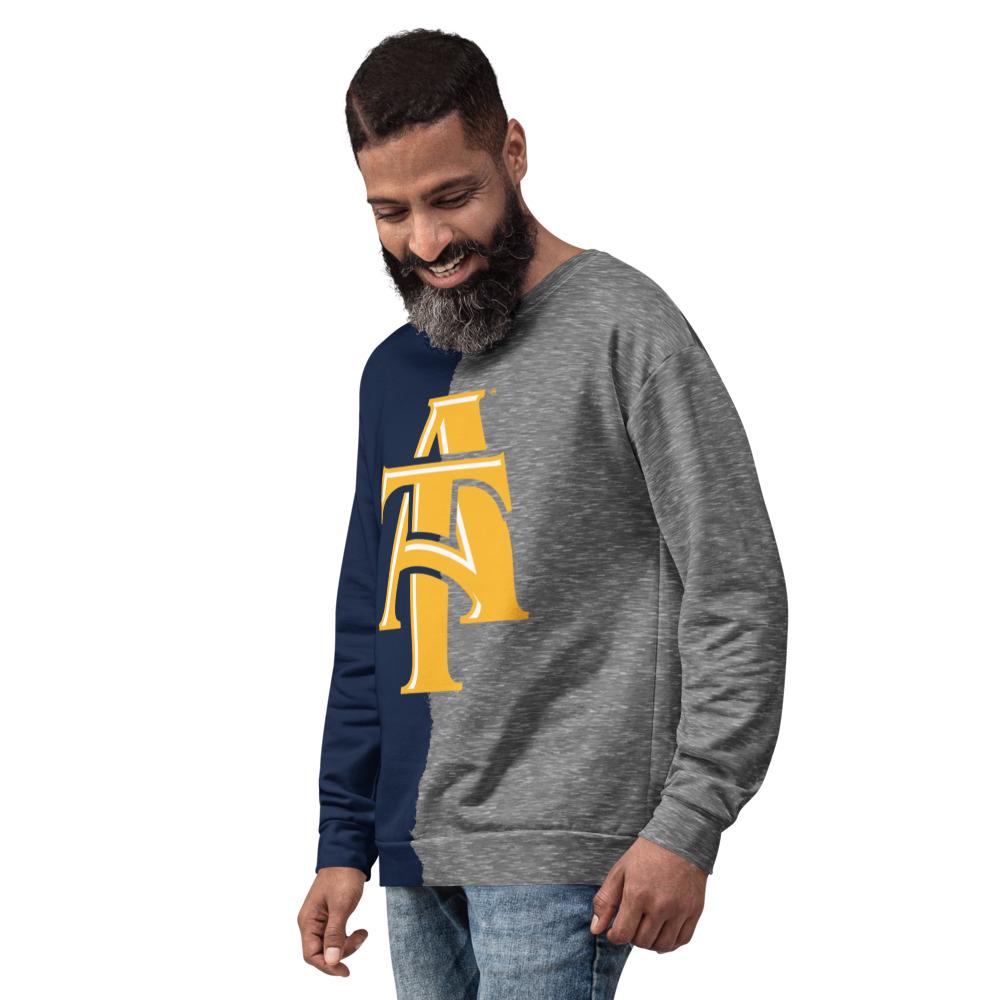 NCAT - Aggie Remix Unisex Polyester Sweatshirt (etsy image id: 7983938150)