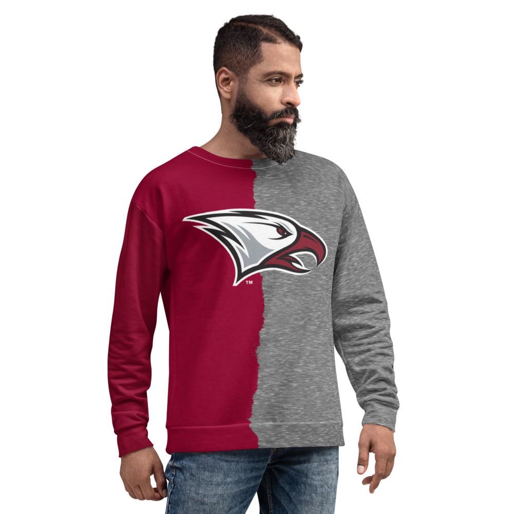 NCCU - Eagle Remix Unisex Polyester Sweatshirt (etsy image id: 7983978546)