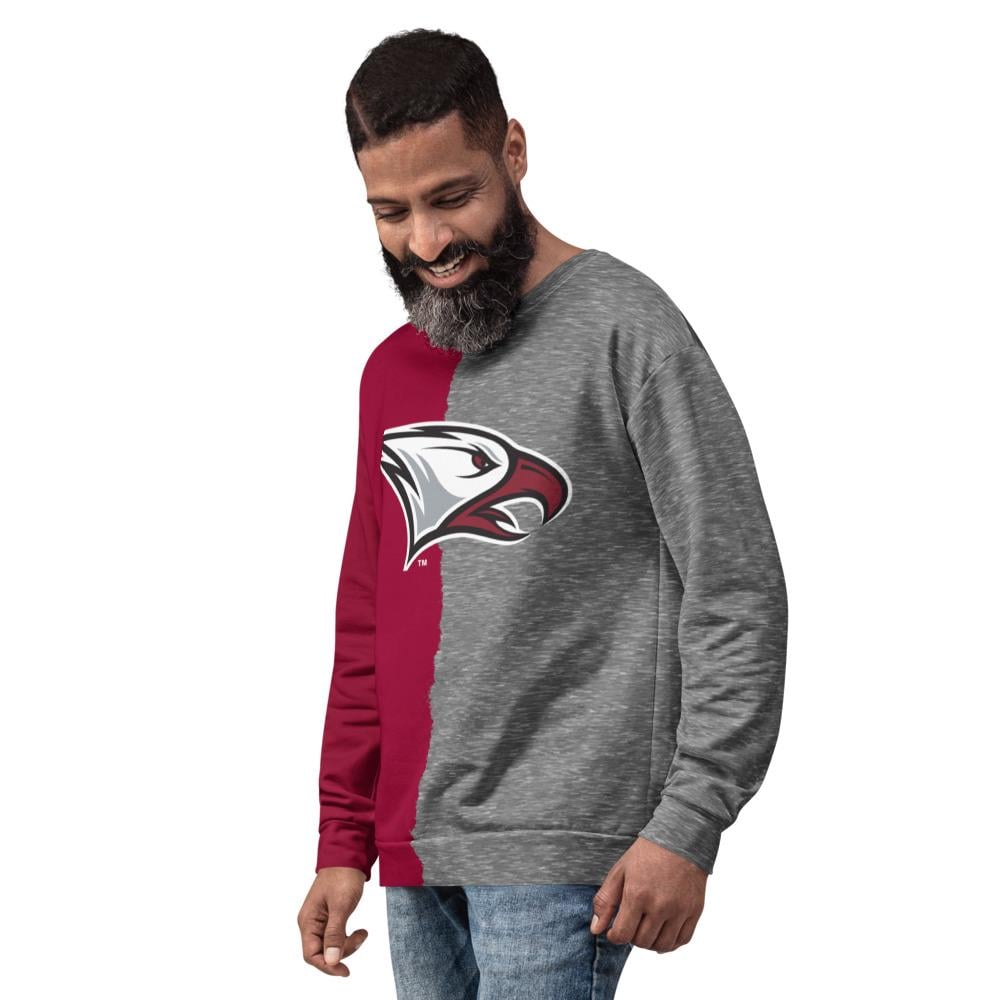 NCCU - Eagle Remix Unisex Polyester Sweatshirt (etsy image id: 7984176056)