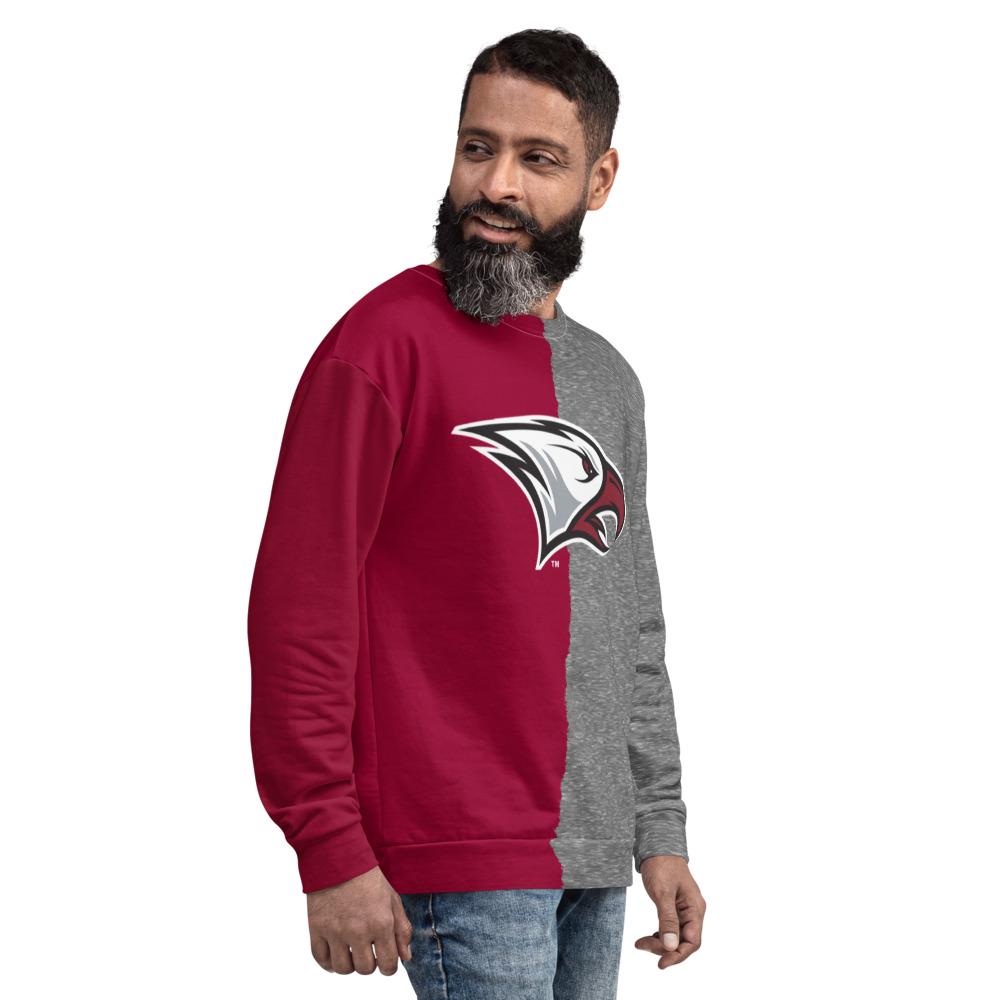 NCCU - Eagle Remix Unisex Polyester Sweatshirt (etsy image id: 7984176060)
