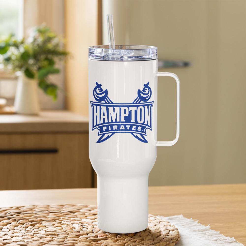 Hampton - Pirates Travel Mug With Handle & Straw 25oz, 40oz (etsy image id: 7994589258)