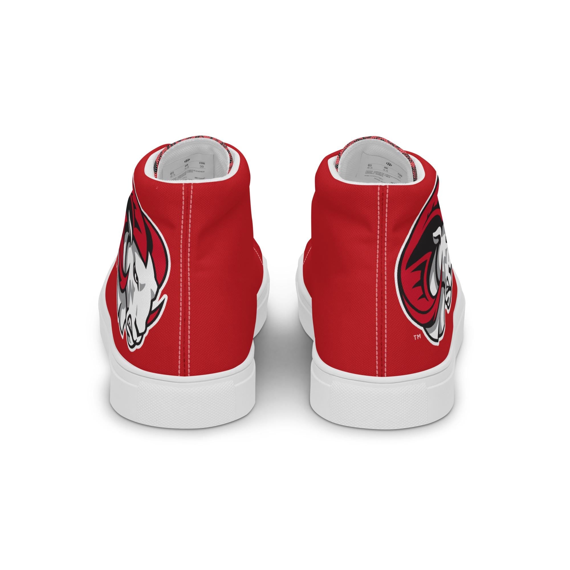 WSSU - All Things WSSU High Top Canvas Shoes __etsy:8002853870