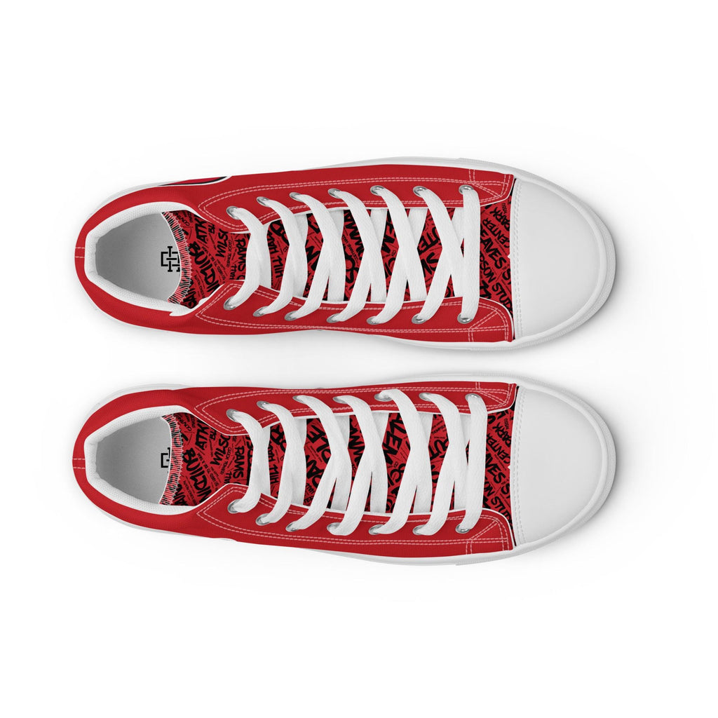 WSSU - All Things WSSU High Top Canvas Shoes __etsy:8002853880