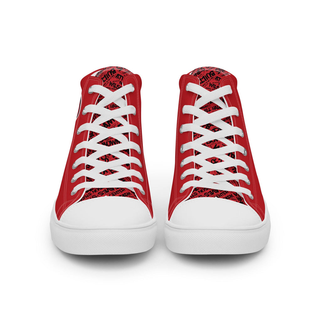 WSSU - All Things WSSU High Top Canvas Shoes __etsy:8002853900