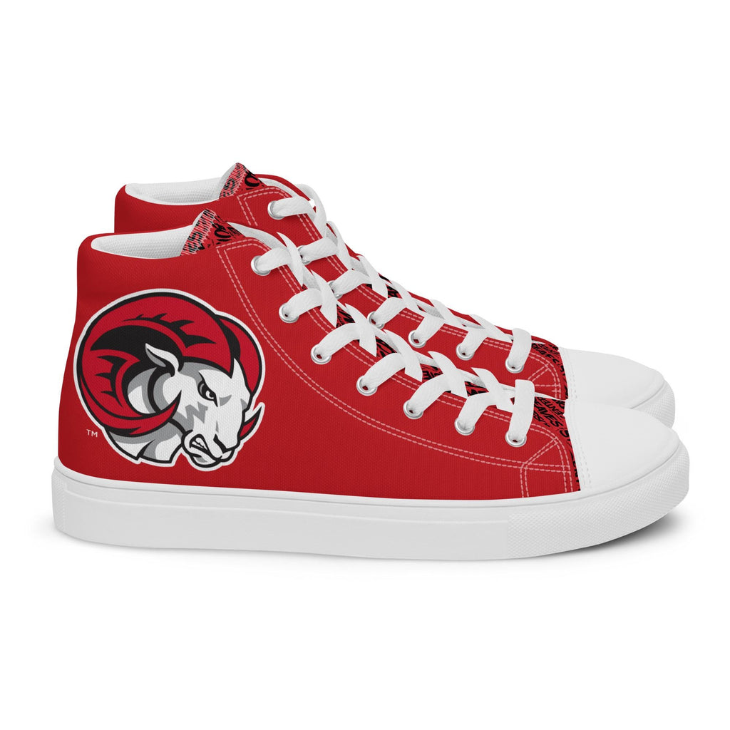 WSSU - All Things WSSU High Top Canvas Shoes __etsy:8002853910