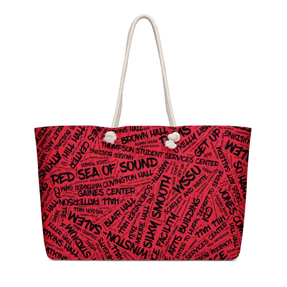 WSSU - Winston-Salem State Oversized Weekender Bag (etsy image id: 8012293440)