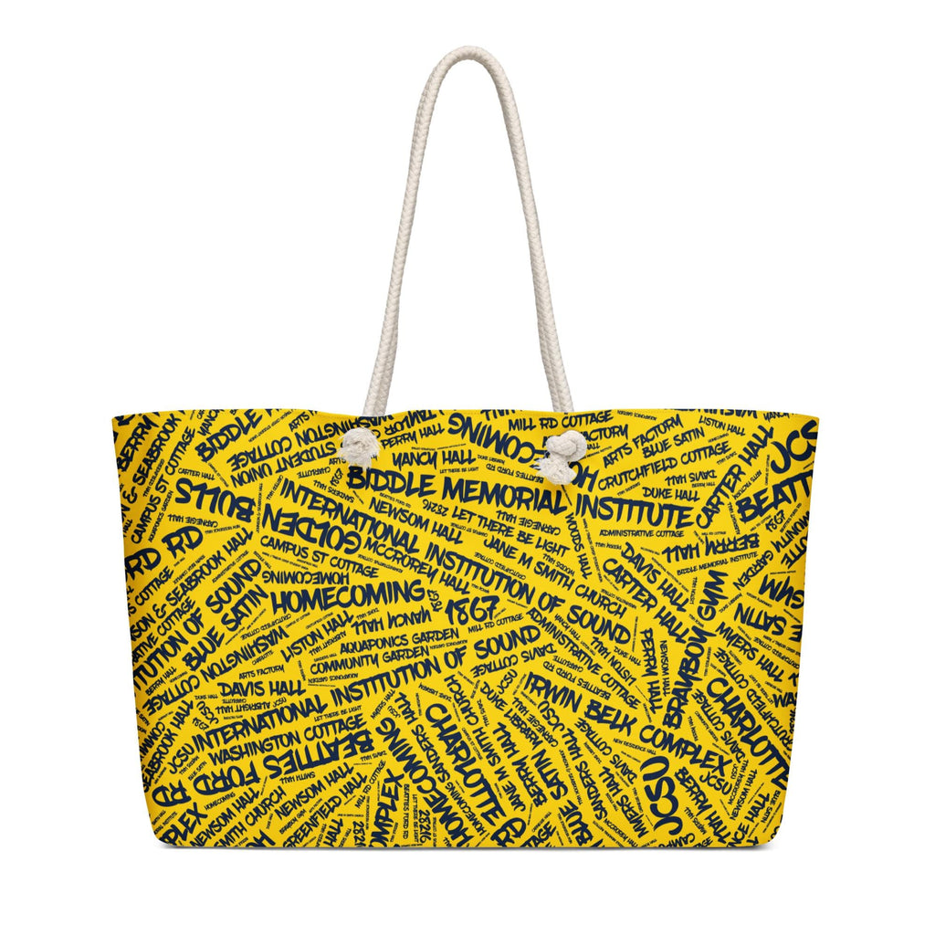 JCSU - All Things JCSU Oversized Weekender Tote Bag (etsy image id: 8015232994)