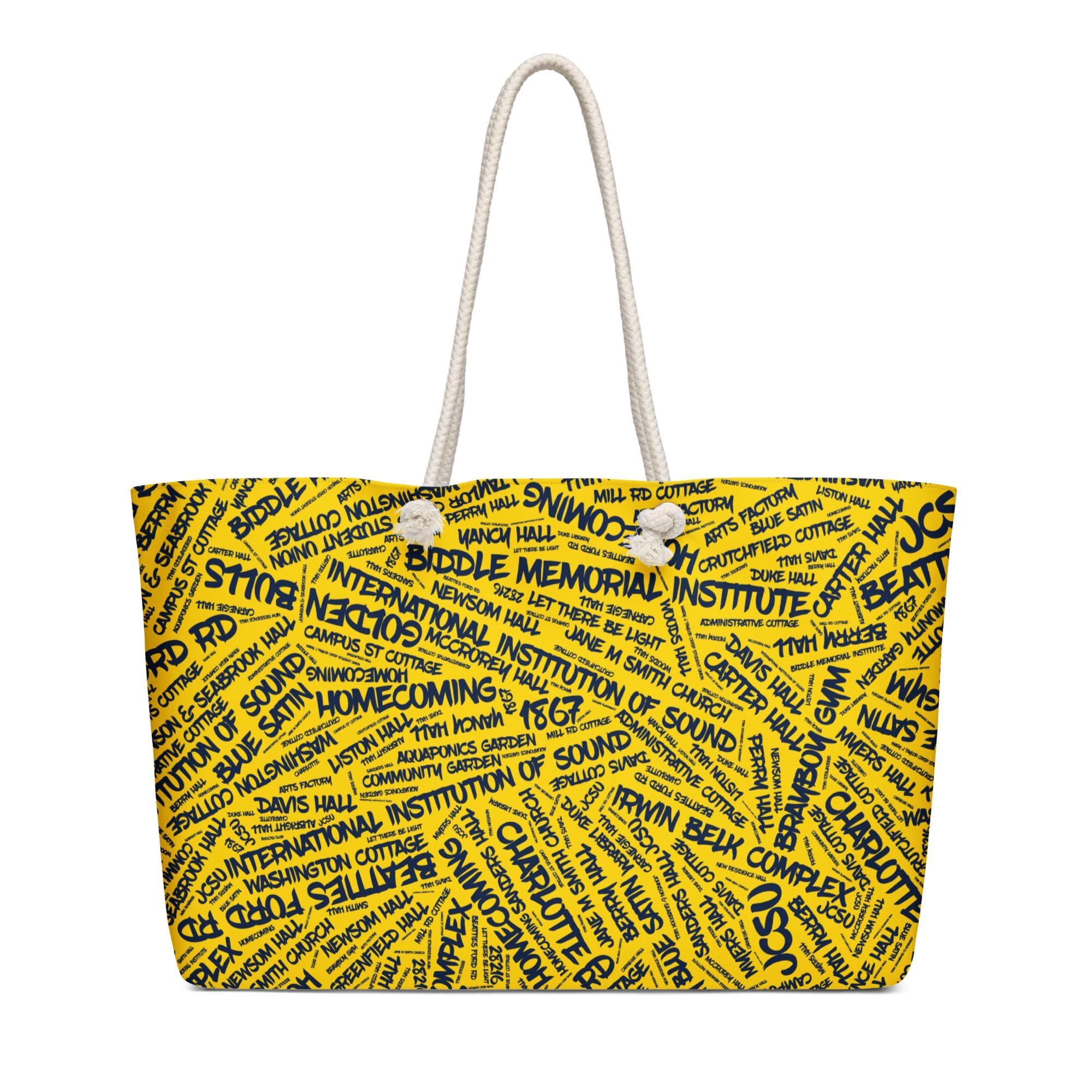 JCSU - All Things JCSU Oversized Weekender Tote Bag (etsy image id: 8015232994)