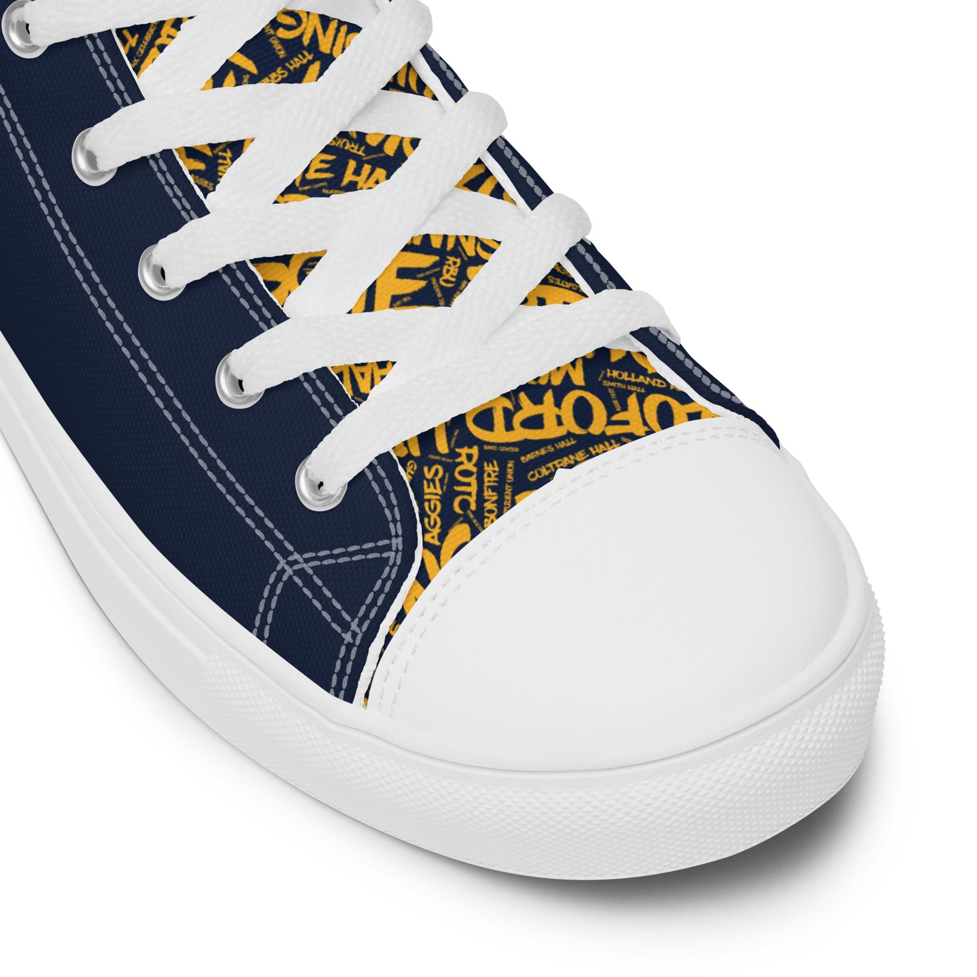 Men’s high top canvas shoes __etsy:8020324890