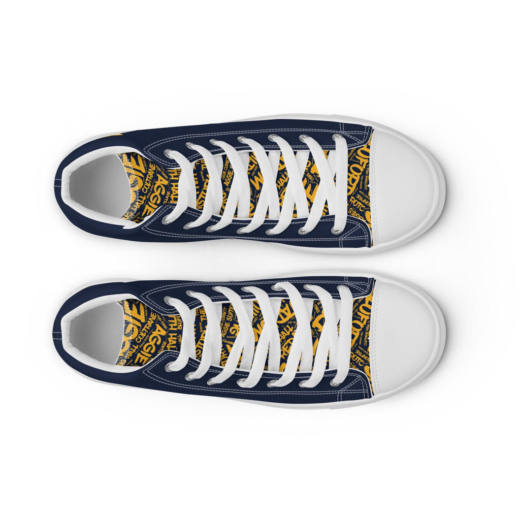 Men’s high top canvas shoes __etsy:8020325766