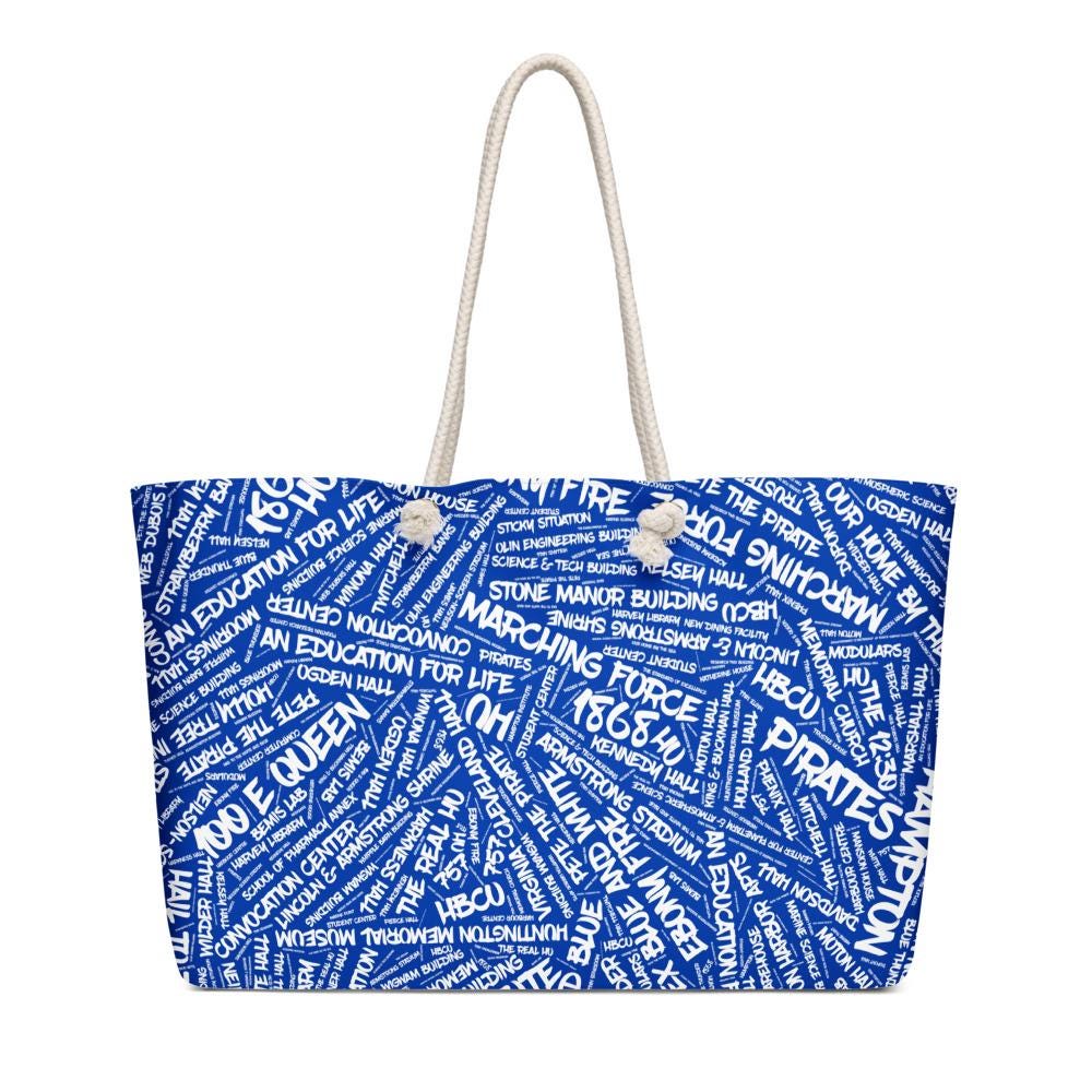 Hampton - All Things Hampton Oversized Weekender Bag (etsy image id: 8021007610)