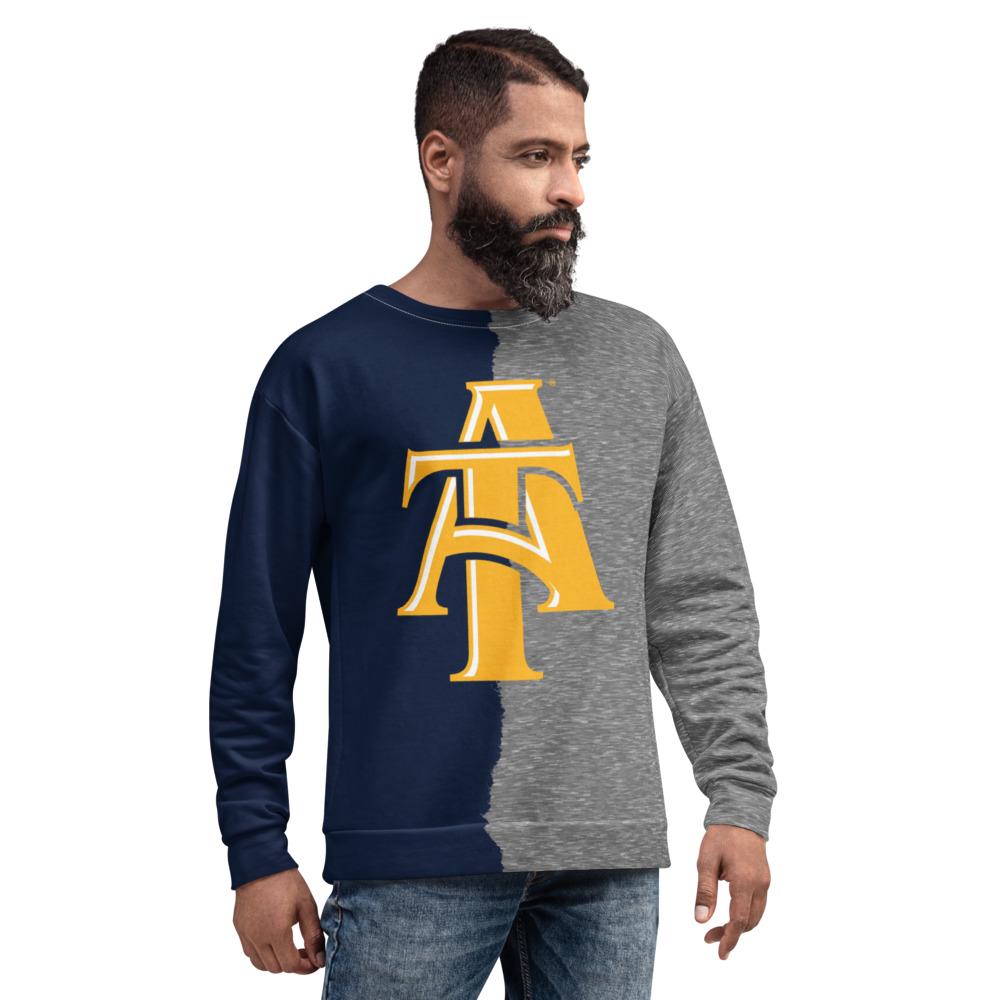 NCAT - Aggie Remix Unisex Polyester Sweatshirt (etsy image id: 8031882393)