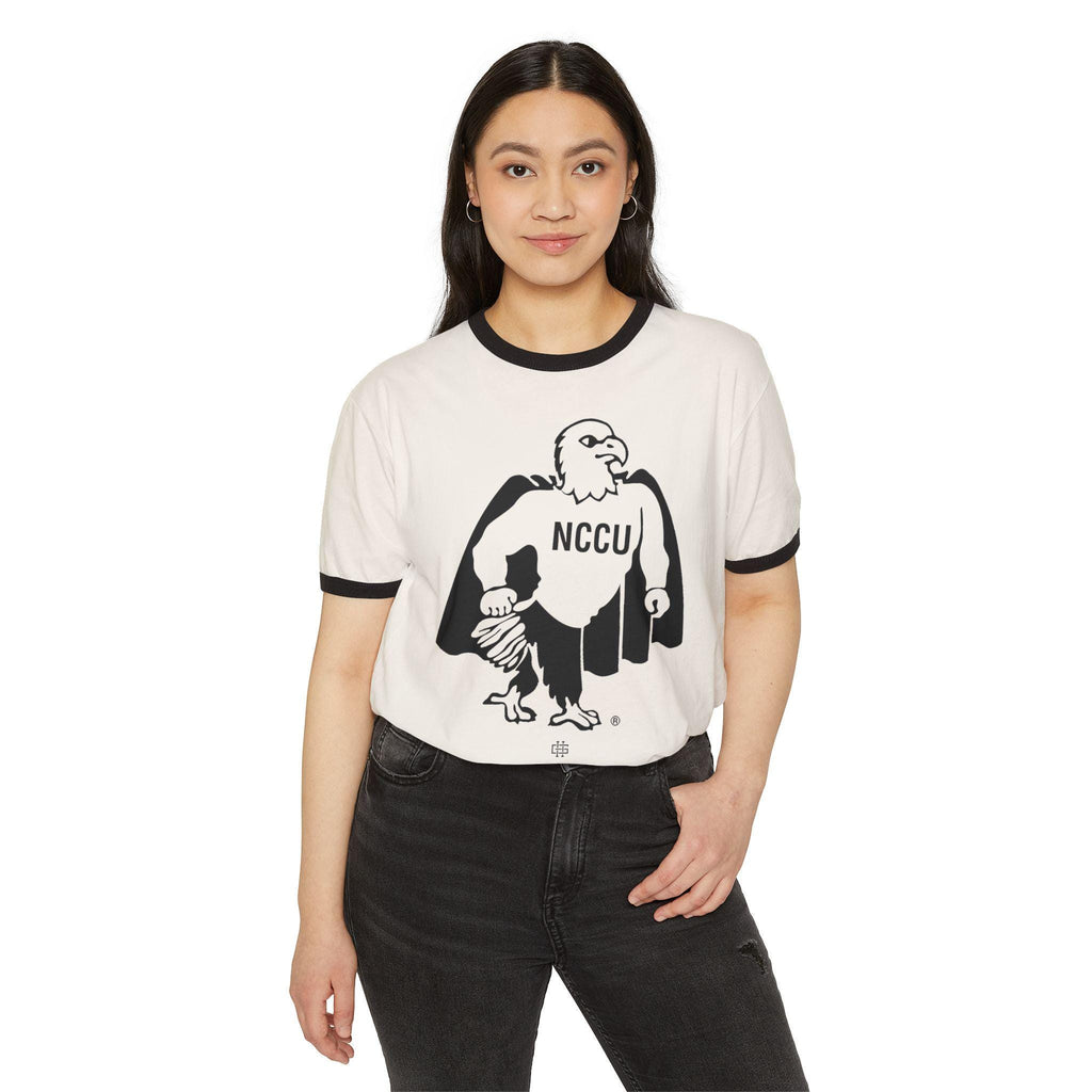 NCCU - Eagles Retro Unisex Ringer T-Shirt __etsy:8033545252