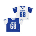 Hampton - Pirates Boxy Football Jersey (Blue/White) (etsy image id: 8034853685)