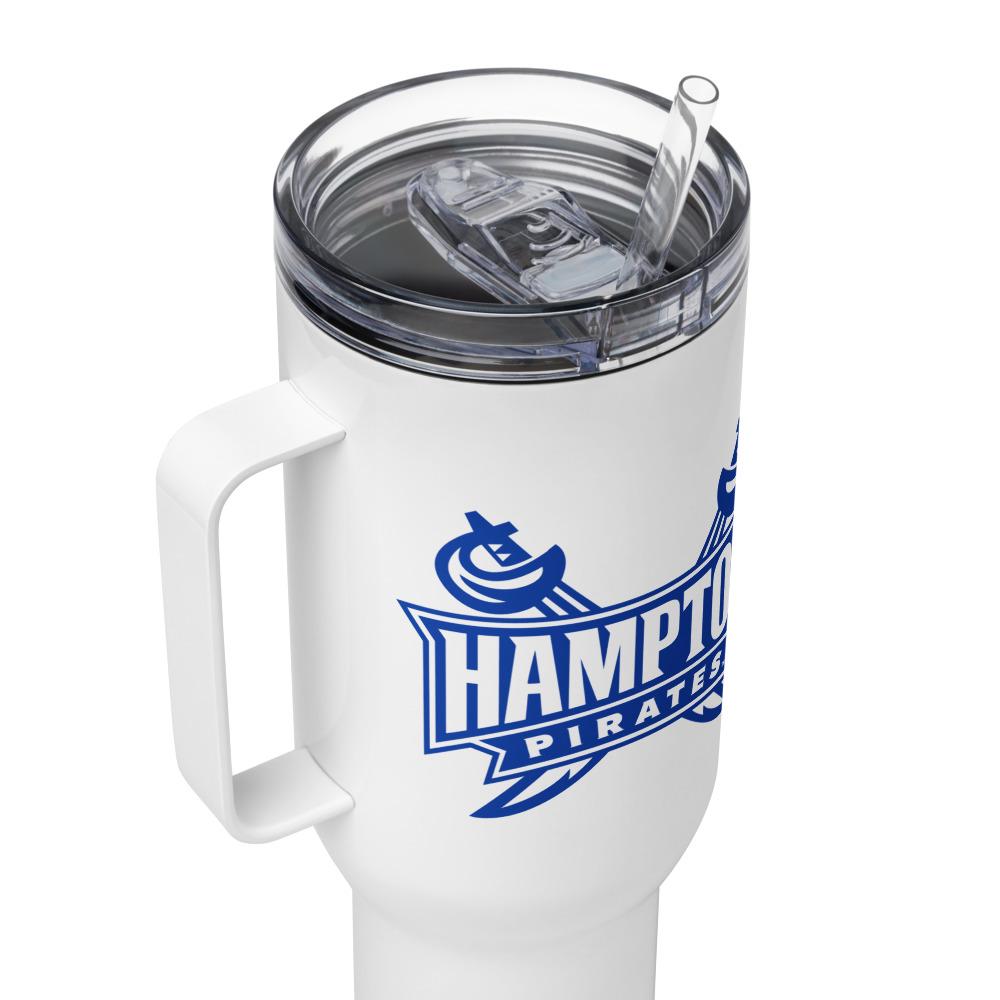 Hampton - Pirates Travel Mug With Handle & Straw 25oz, 40oz (etsy image id: 8042525497)