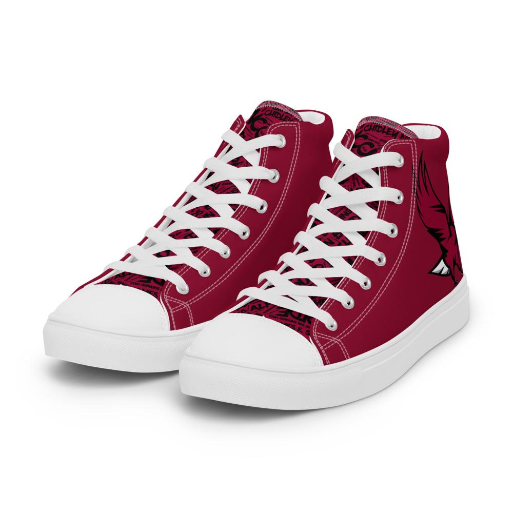 NCCU - All Things Eagle High Top Canvas Shoes __etsy:8043435762