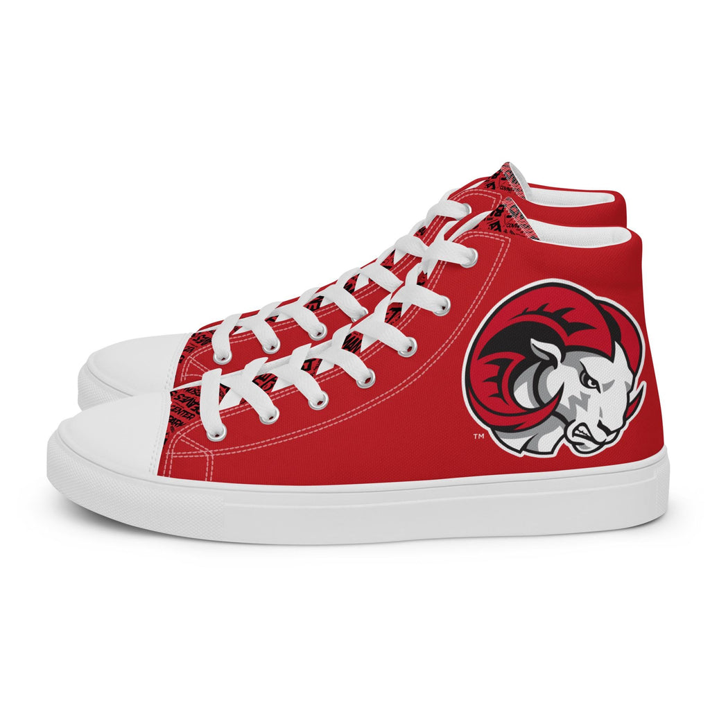 WSSU - All Things WSSU High Top Canvas Shoes __etsy:8050776809
