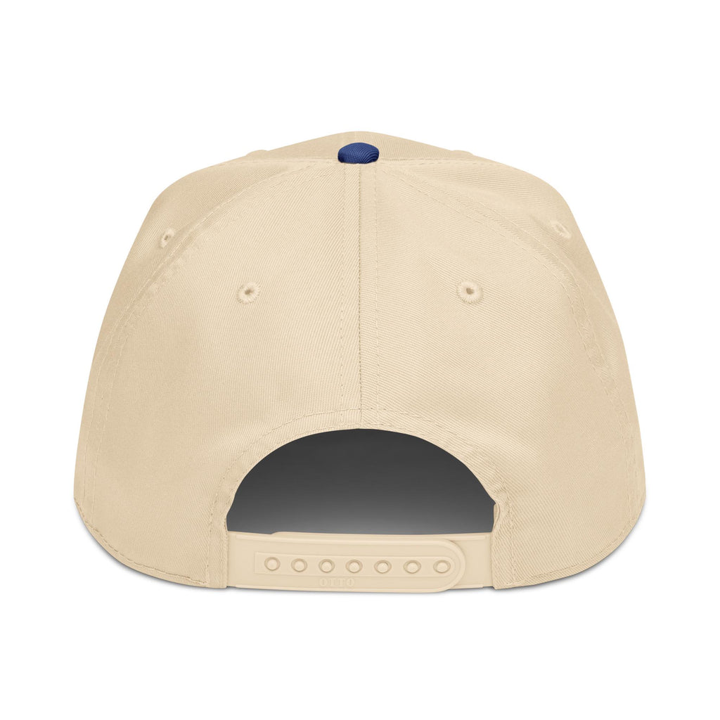 Hampton - Flipped 5 Panel Snapback Cap (etsy image id: 8057247421)