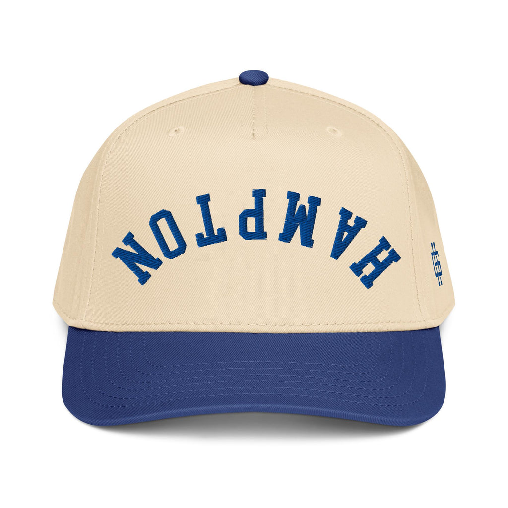 Hampton - Flipped 5 Panel Snapback Cap (etsy image id: 8057247517)