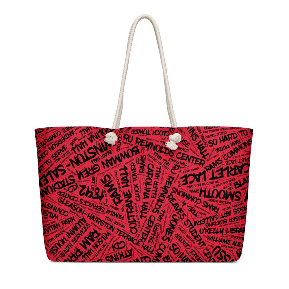 WSSU - Winston-Salem State Oversized Weekender Bag (etsy image id: 8060204331)