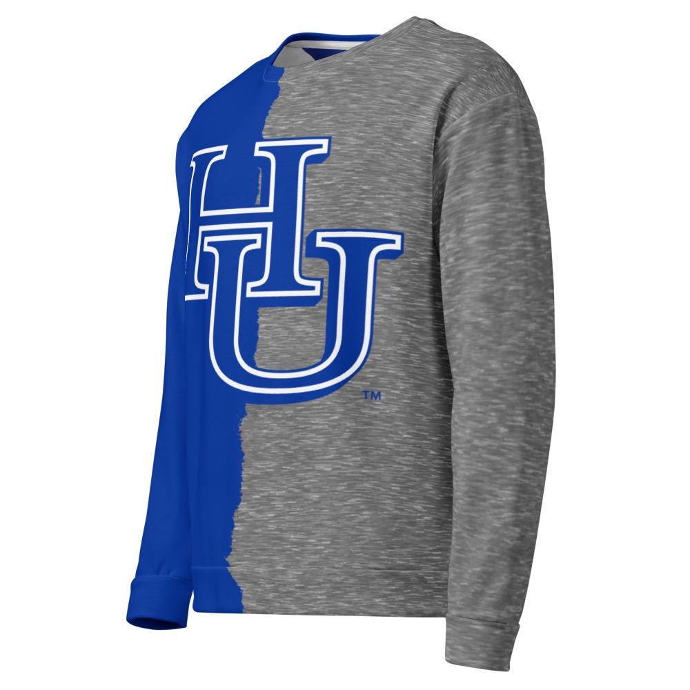 Hampton - Pirates Remix Unisex Polyester Sweatshirt (etsy image id: 8061199649)