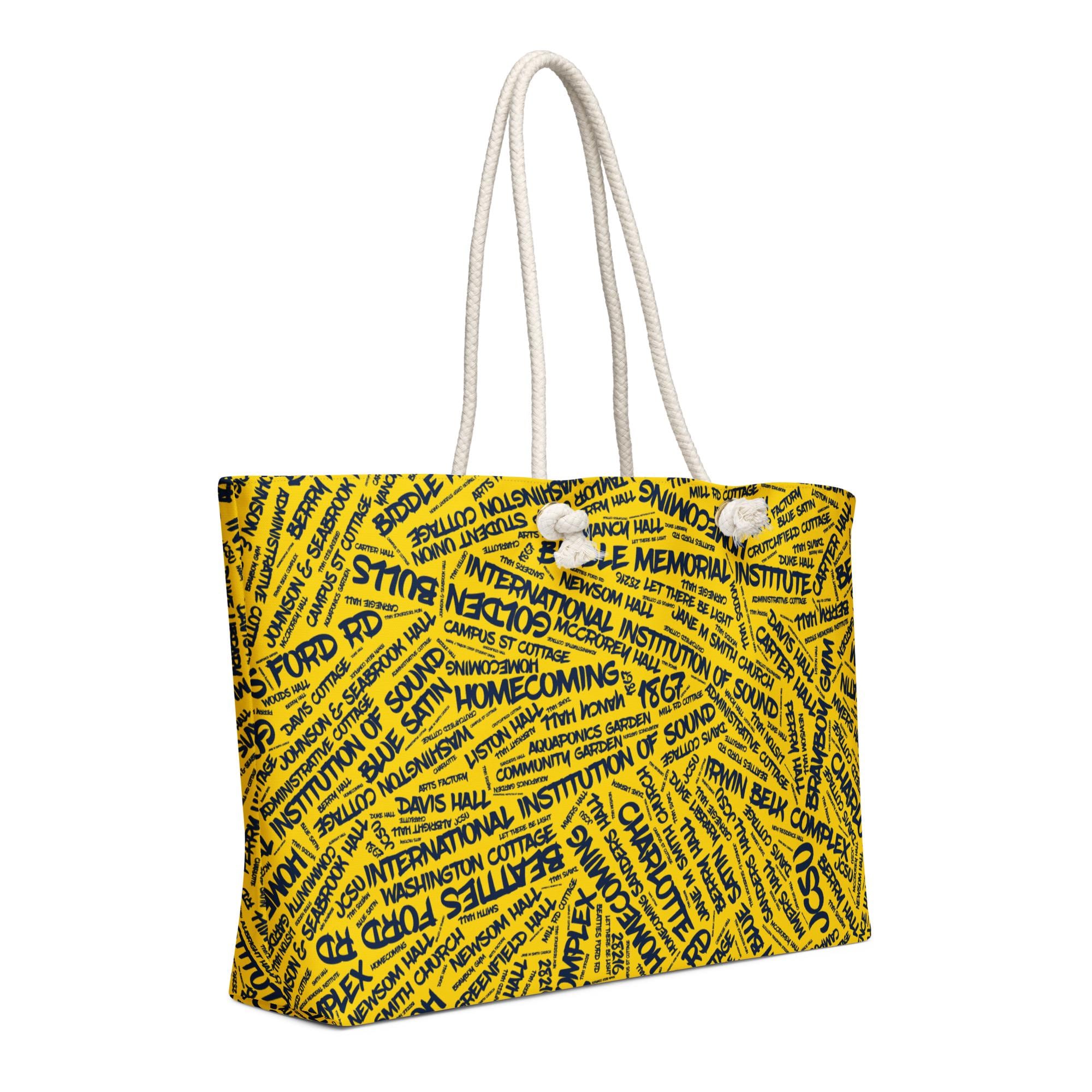 JCSU - All Things JCSU Oversized Weekender Tote Bag (etsy image id: 8063145569)