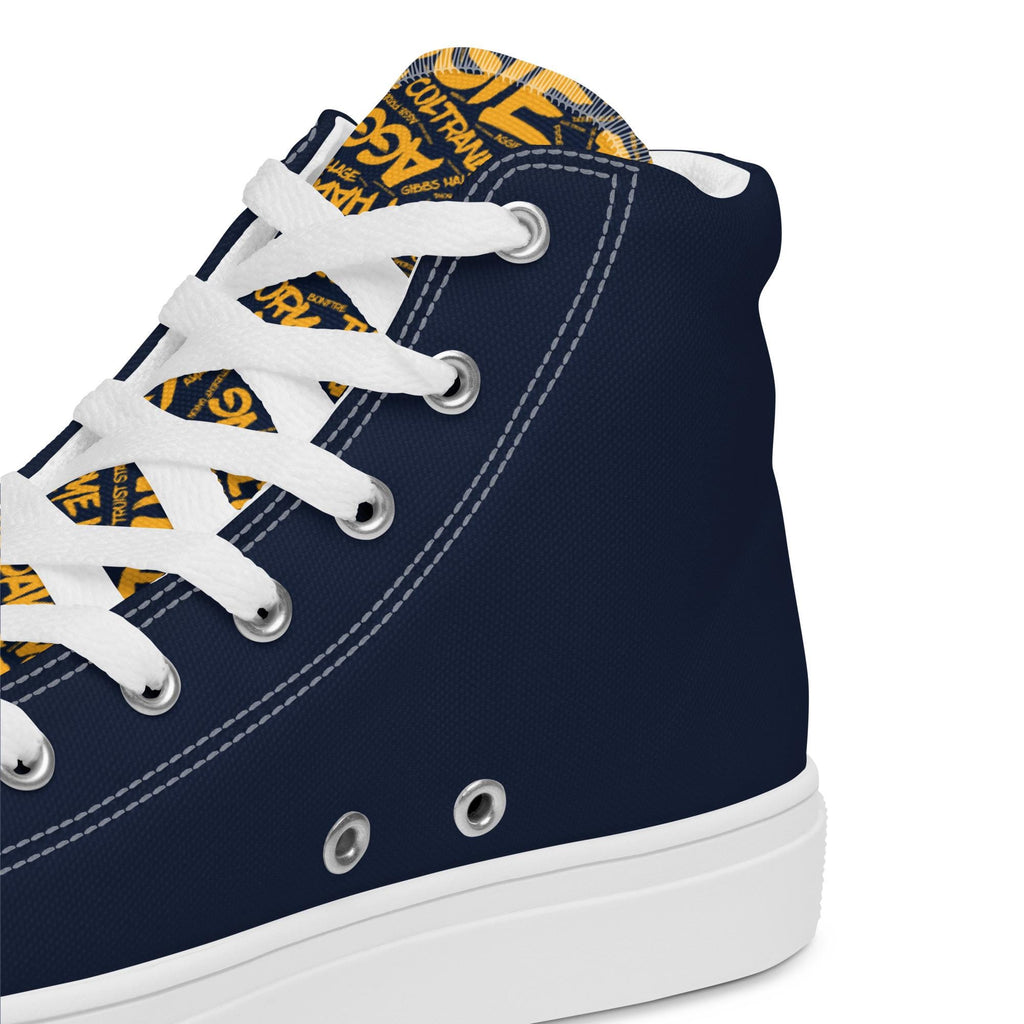 Men’s high top canvas shoes __etsy:8068243765