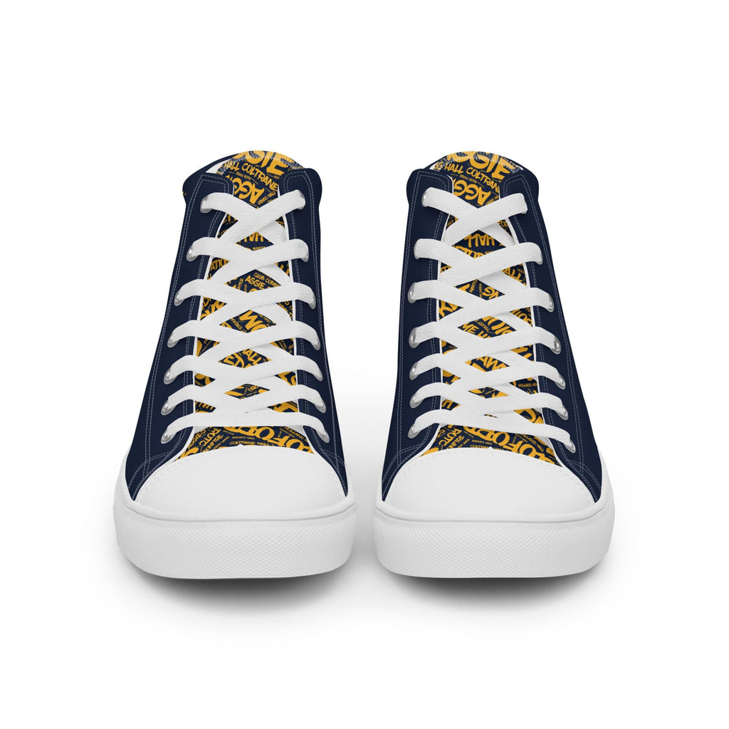 Men’s high top canvas shoes __etsy:8068244395