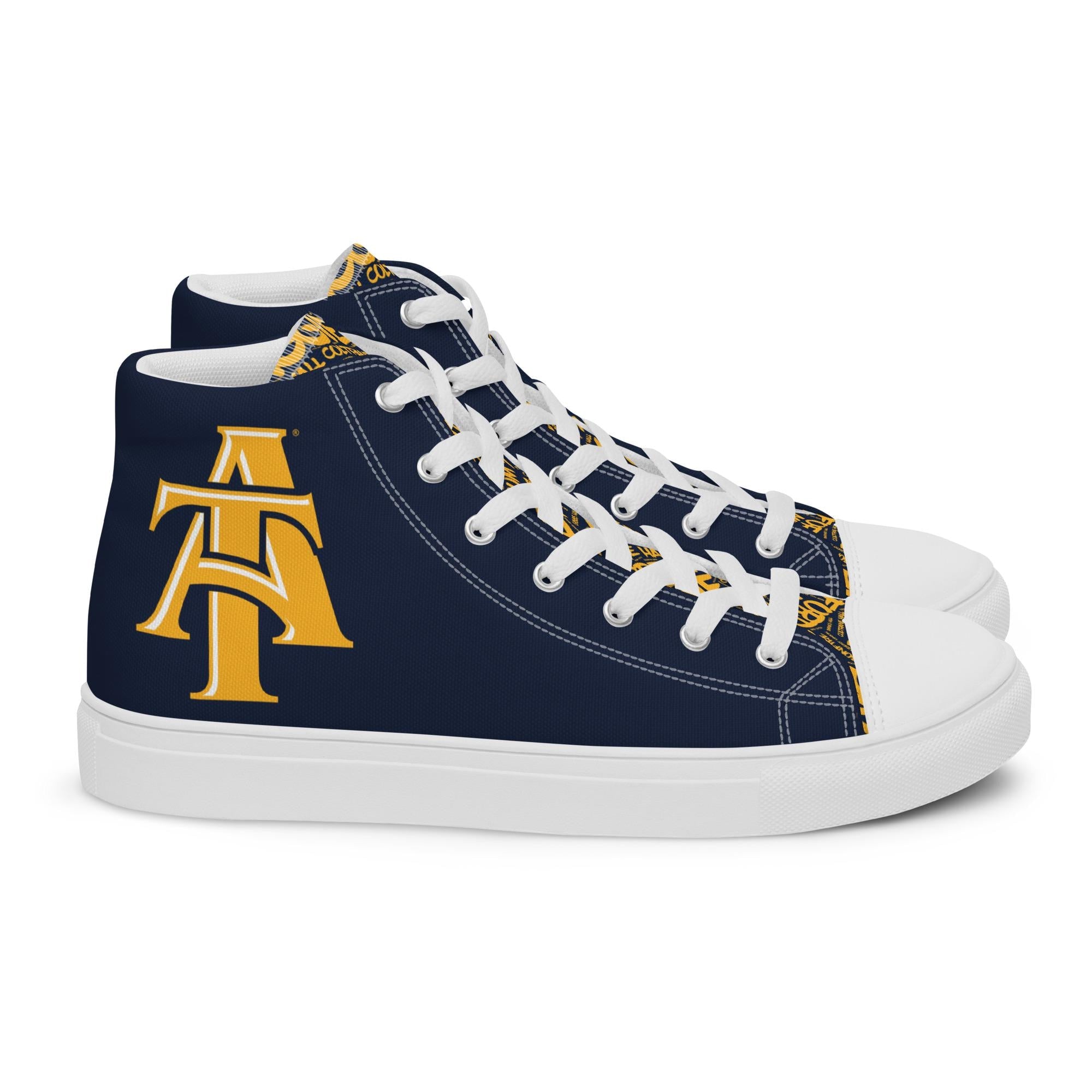 Men’s high top canvas shoes __etsy:8068244533