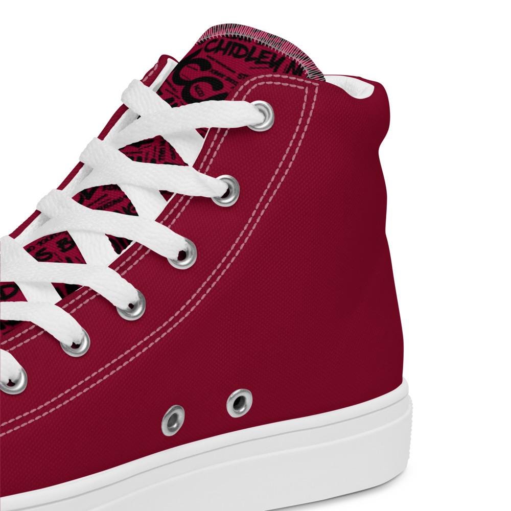 NCCU - All Things Eagle High Top Canvas Shoes __etsy:8091348115