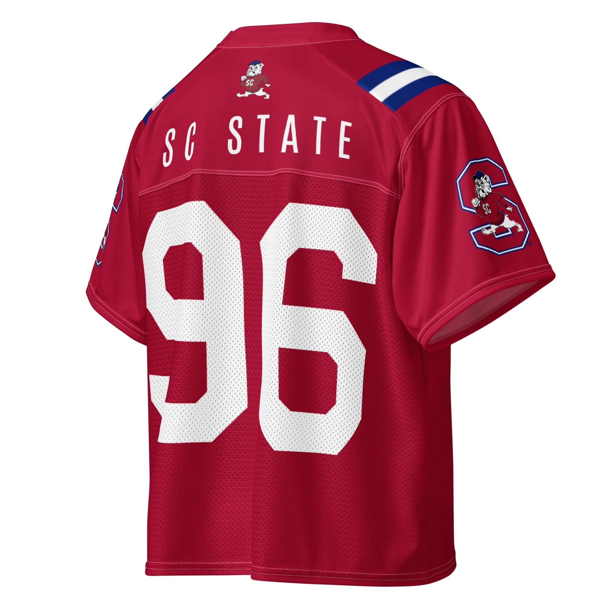 SCSU - SC State Bulldogs Boxy Football Jersey