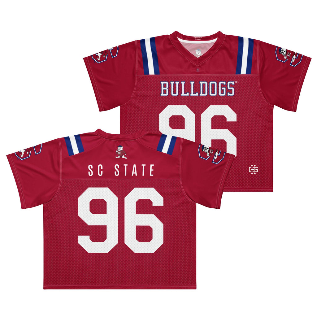 SCSU - SC State Bulldogs Boxy Football Jersey