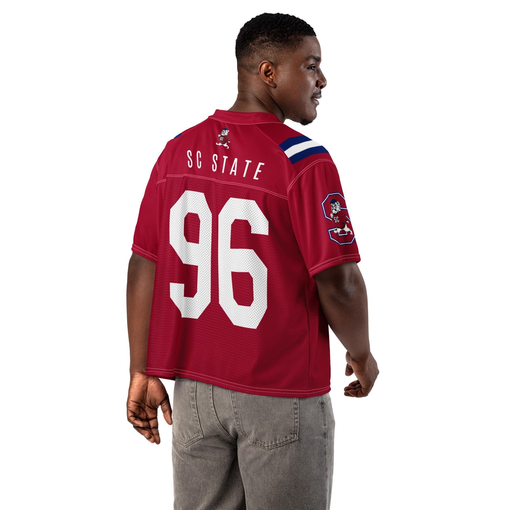 SCSU - SC State Bulldogs Boxy Football Jersey