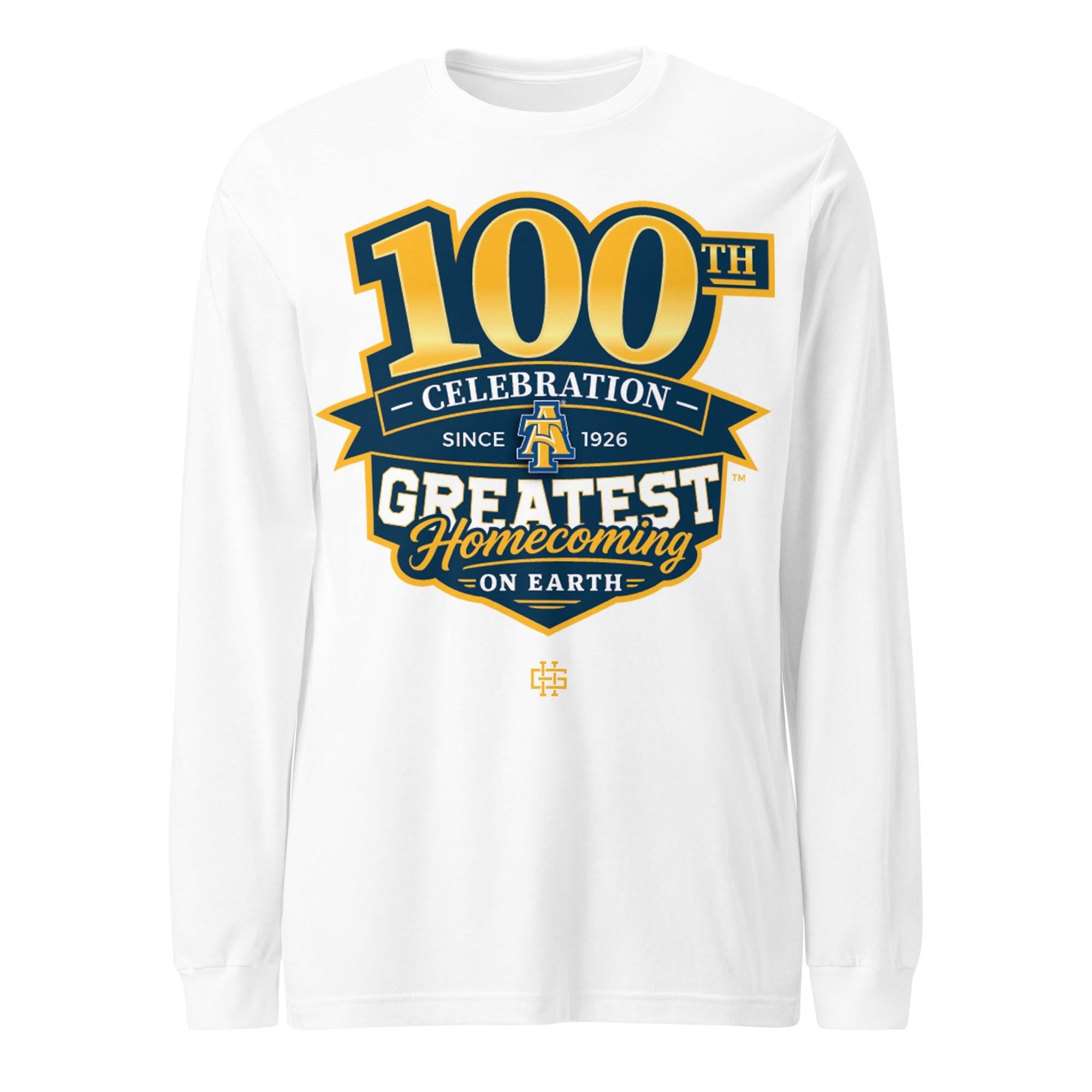 NCAT - The Official GHOE 100 NC A&T Tee T-Shirt or Long Sleeve Shirt