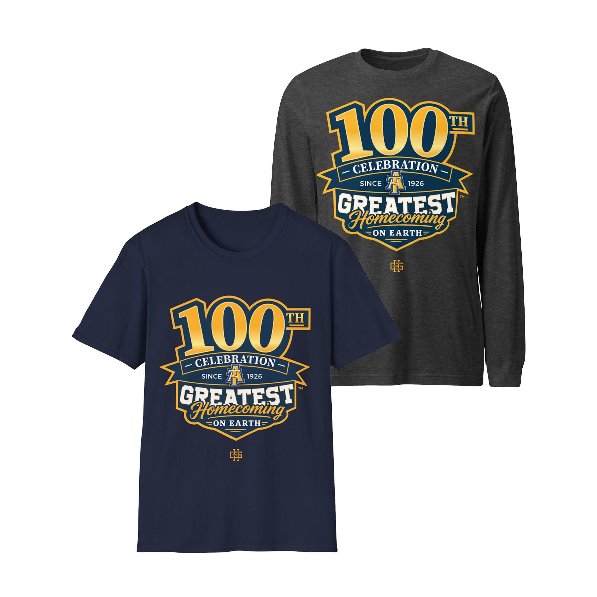 NCAT - The Official GHOE 100 NC A&T Tee T-Shirt or Long Sleeve Shirt
