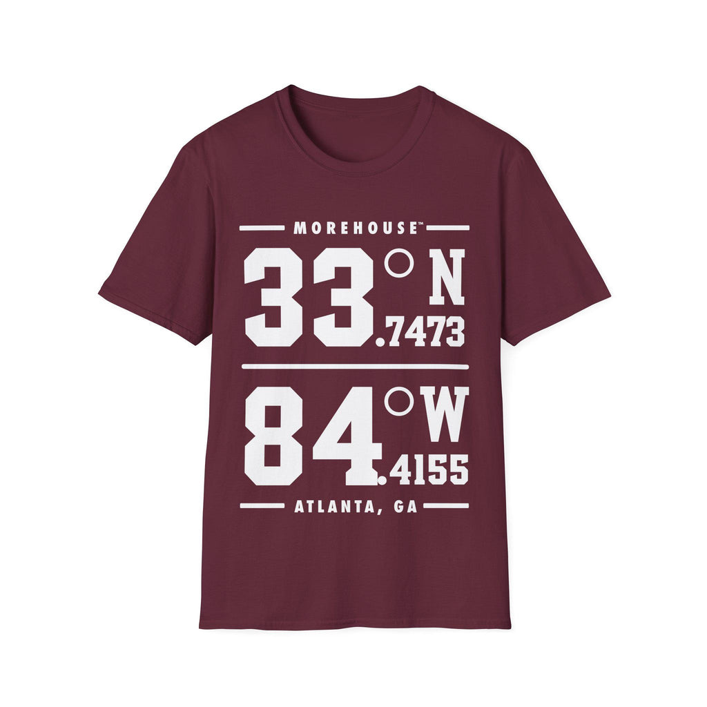Morehouse - Coordinates Unisex Tee T-Shirt or Sweatshirt __etsy:8519832850
